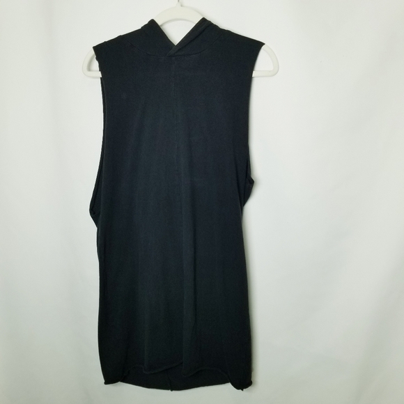 RTA Joelle Sweatshirt Black Dress MODIFIED Sleeve have‎ been removed Oversized S - Picture 1 of 16